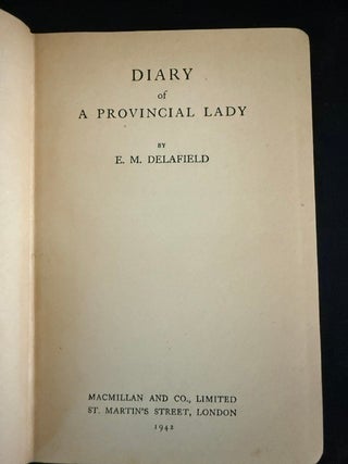Diary of a Provincial Lady