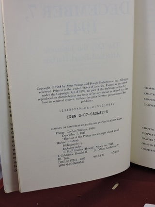 Dec. 7 1941 (Signed by survivor)