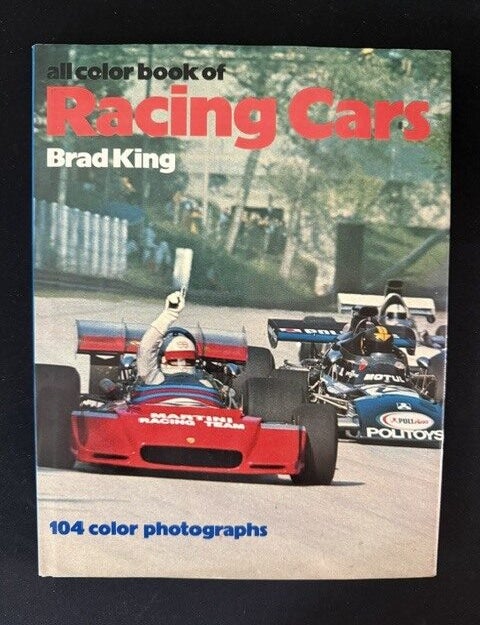Item #6502 All Color Book of Racing (104 color photographs). Brad King.