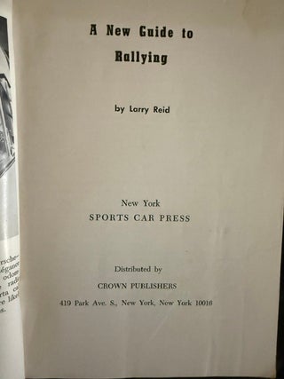 A Guide to Rallying; Modern Sports Car Series