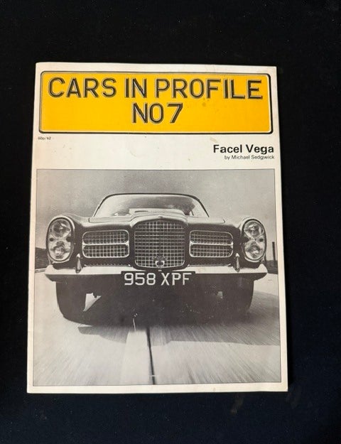 Item #6523 Cars in profile (Number 7) Facel Vega. Michael Sedgwick.