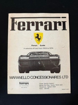Ferrari:; A selection of cars from 1959-1974