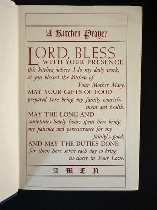 The Cook's Blessings