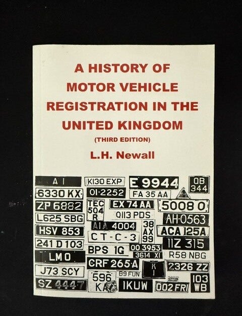 Item #6643 A History of Motor Vehicle Registration in the United Kingdom. L.. Newall, John Harrison.