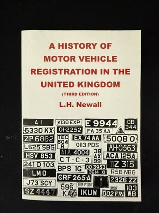 A History of Motor Vehicle Registration in the United Kingdom