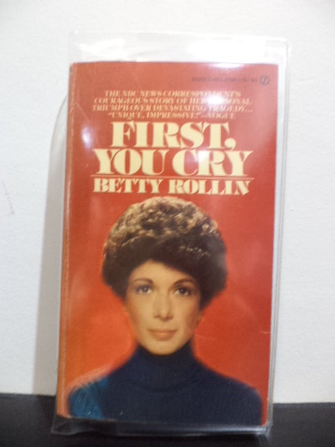 Item #70 First You Cry. Betty Rollin.