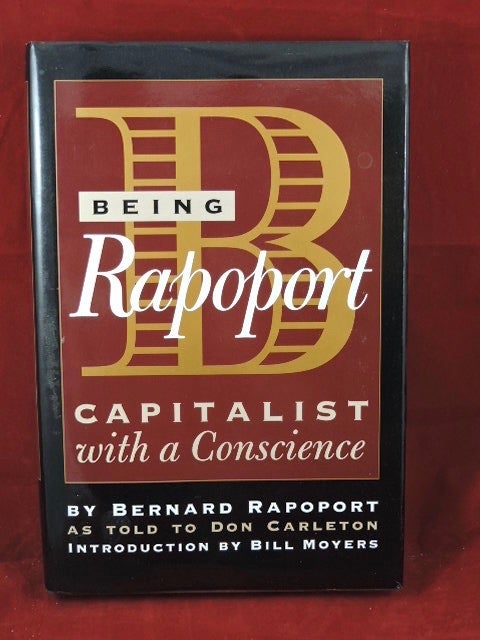 Item #718 Being Rapoport. Bernard Rapoport.