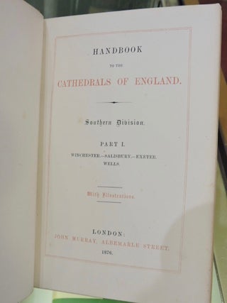 Handbook to the Cathedrals of England 8 Vols.